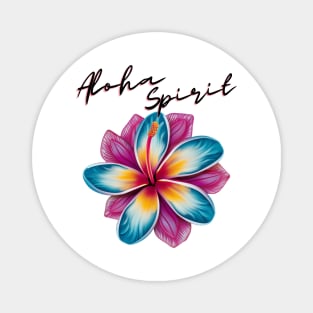 Plumeria Colorful Magnet